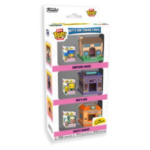 Bitty Pop! pack 3 Towns The Simpsons