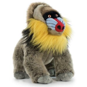 Realistic Animals Mandrill plush toy 25cm