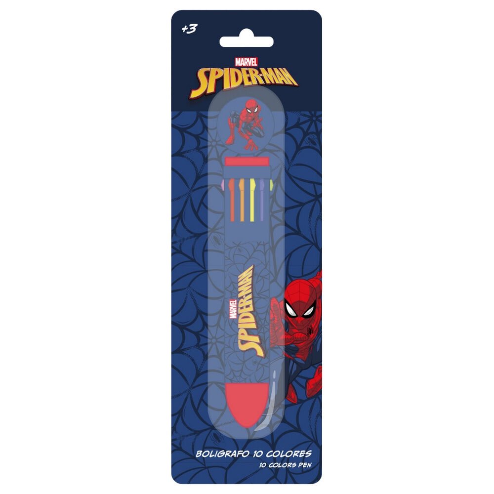 Marvel Spiderman 10-colour pen