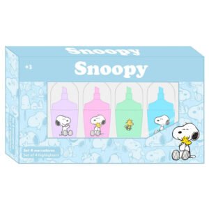 Snoopy pack 4 highlighters