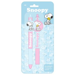 Snoopy Peanuts pack 2 erasable pens