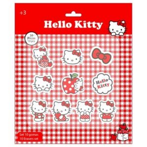 Hello Kitty pack 10 erasers