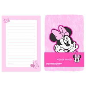 Disney Minnie Minty A5 plush notebook