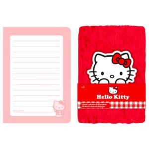 Hello Kitty A5 plush notebook