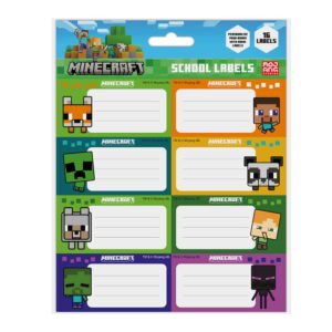Minecraft Chibi school labels
