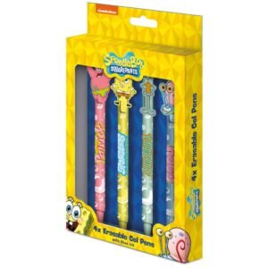 Spongebob pack 4 erasable pen