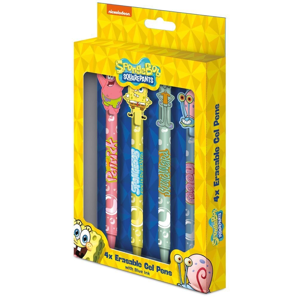Spongebob pack 4 erasable pen