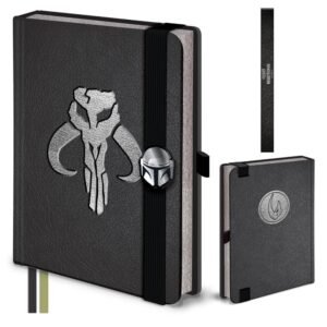 Star Wars The Mandalorian and Grogu Beskar Armour A5 notebook