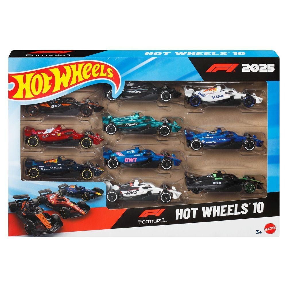 Hot Wheels F1 10 pack cars