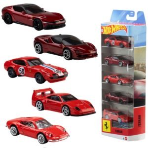 Hot Wheels Ferrari pack 5 vehicles