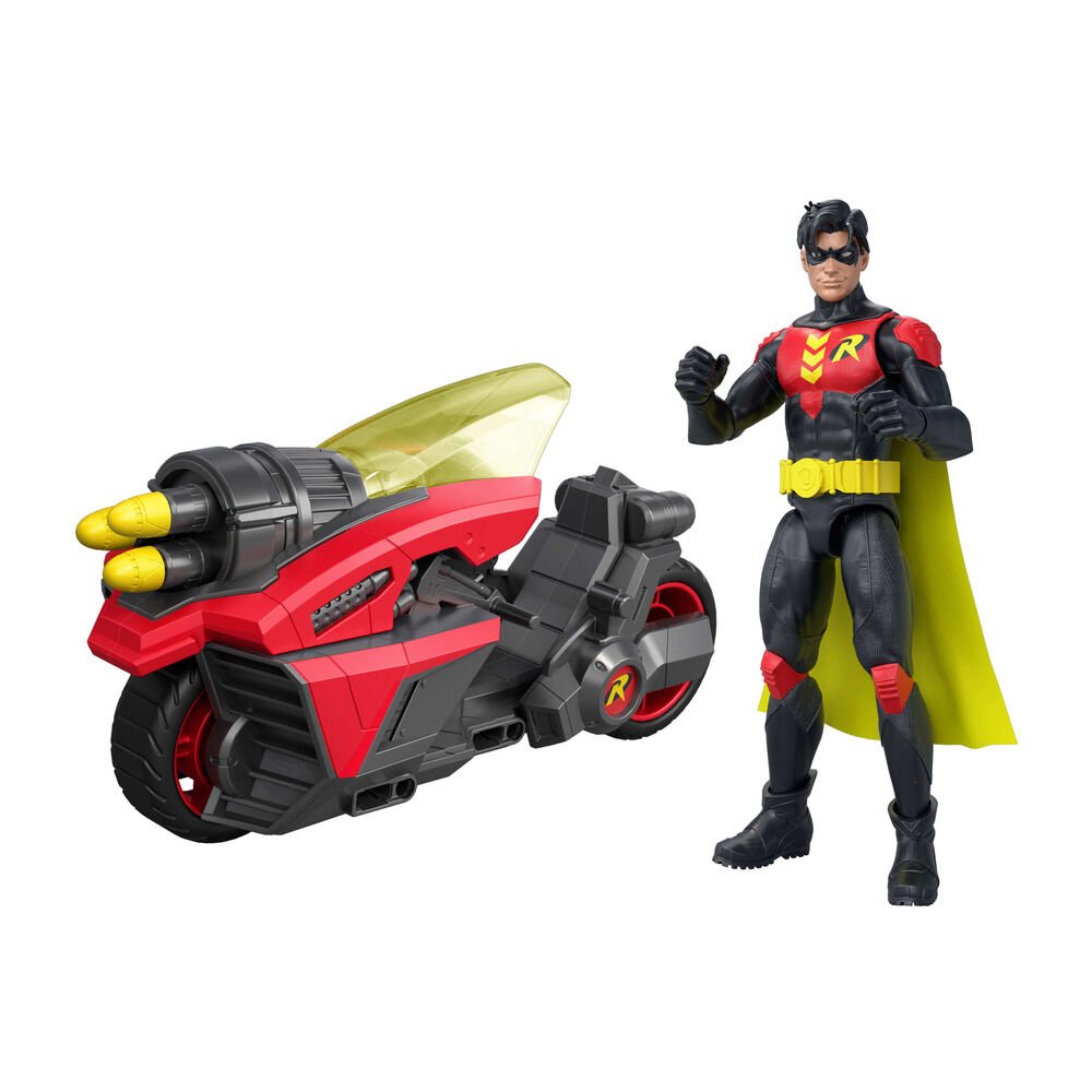 DC Universe Batlink Robin figure and motorcycle vehicle - Image 3