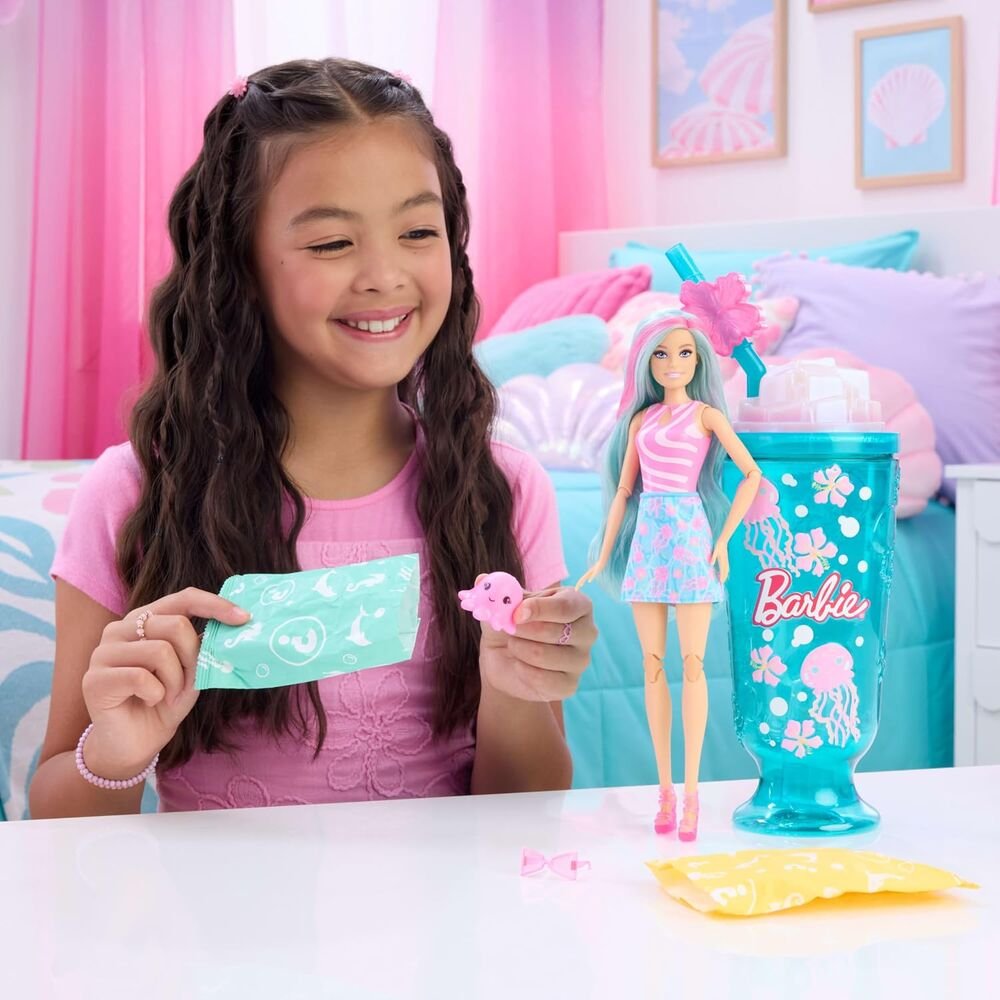 Barbie Pop Reveal Sea Breeze Blue Cup doll - Image 5