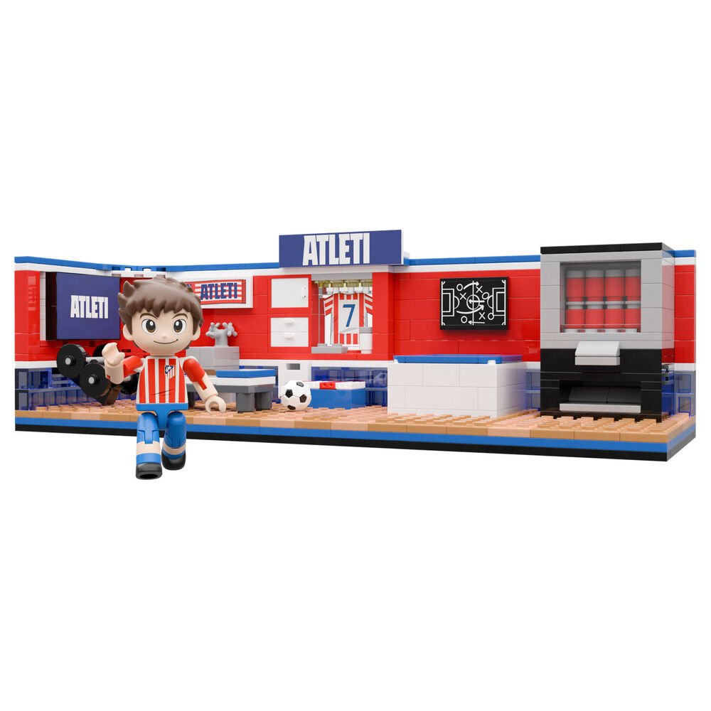 Atletico de Madrid locker room set with figure 439 pcs