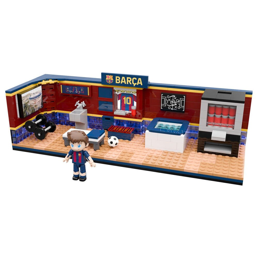 FC Barcelona dressing room set with figure 439pcs