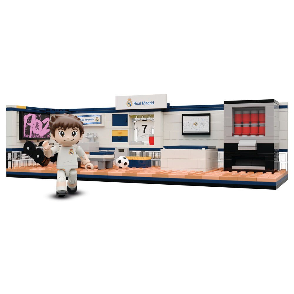 Real Madrid locker room set with figure 439pcs