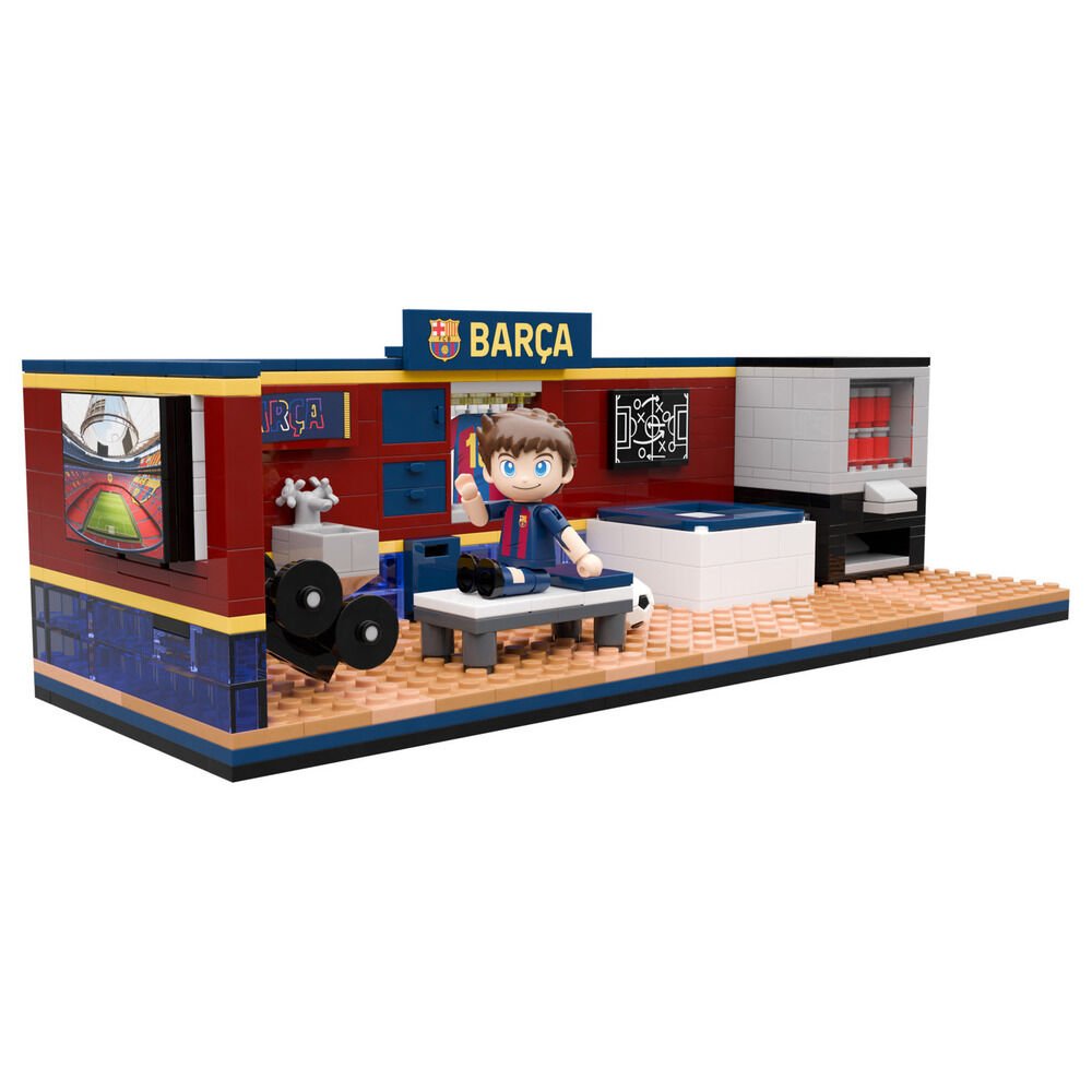 FC Barcelona dressing room set with figure 439pcs - Image 2