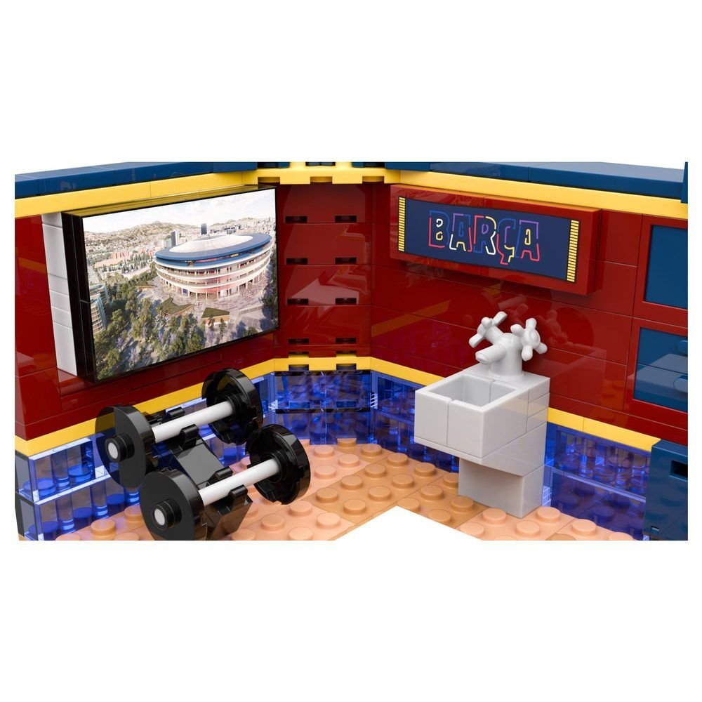 FC Barcelona dressing room set with figure 439pcs - Image 3