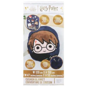 Harry Potter Hogwarts 2 in 1 blanket cushion
