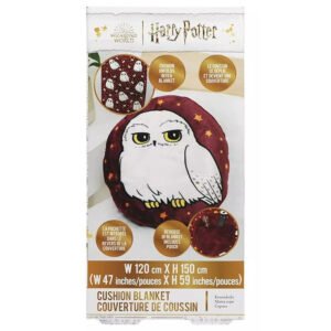 Harry Potter Hedwig 2 in 1 blanket cushion