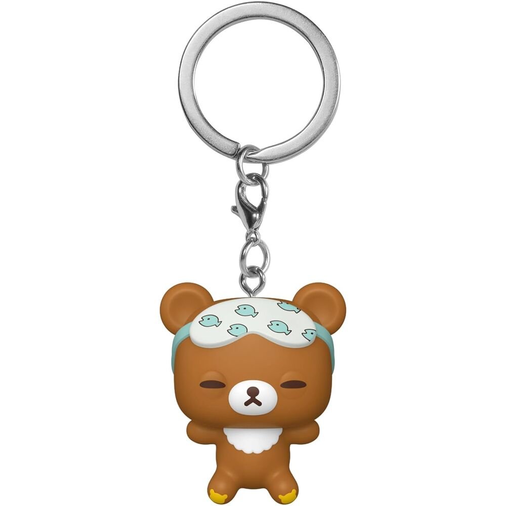 Pocket POP Keychain Rilakkuma Chairoikoguma - Image 2