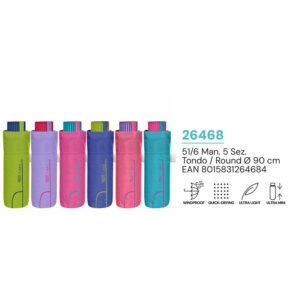 Colors assorted manual folding umbrella 51cm