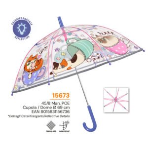 Kittens manual umbrella 45cm
