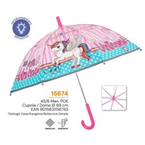 Unicorn manual umbrella 45cm