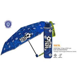 Football manual folding umbrella 50cm