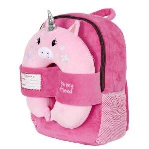 Unicorn plush + backpack 27cm