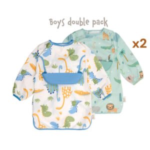 Set of 2 waterproof pocket aprons