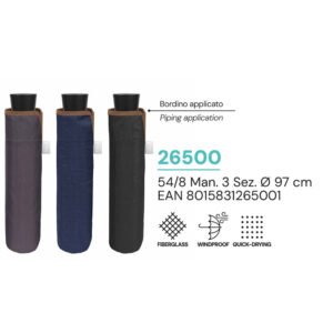 Colors assorted manual folding umbrella 58cm