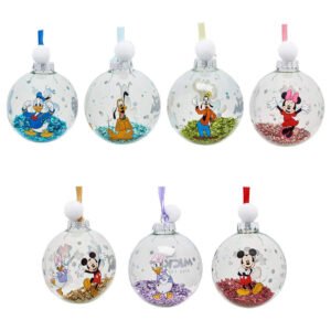 Disney Mickey and Friends Set of 7 Christmas baubles