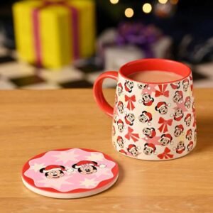 Disney Mickey & Minnie Mug & Coaster set 250ml