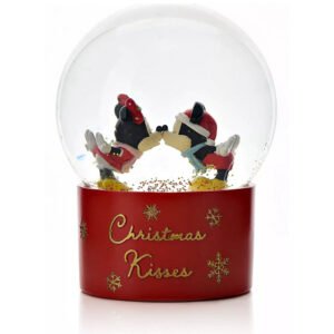 Disney Mickey & Minnie Kisses Snowglobe