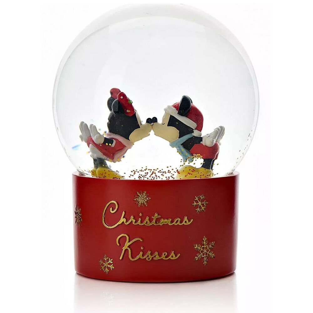 Disney Mickey & Minnie Kisses Snowglobe
