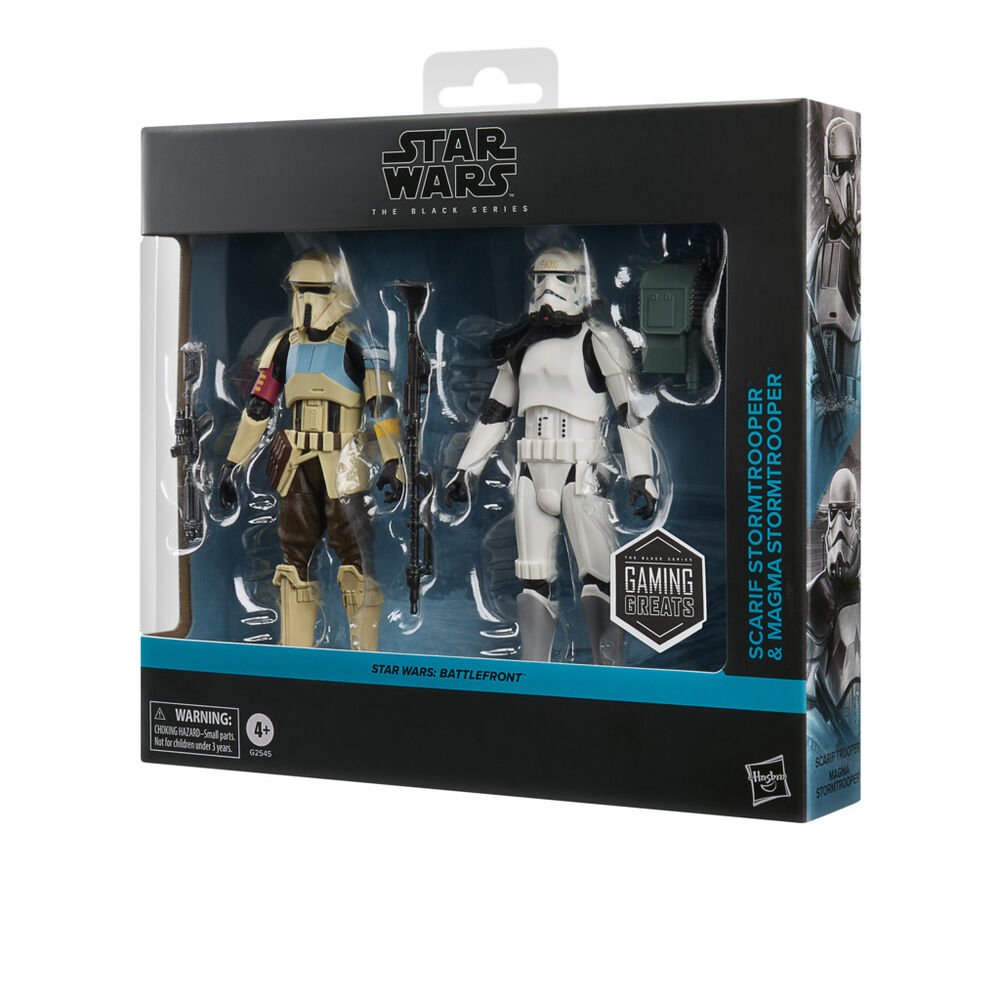 Star Wars Battlefront Scarif Stormtrooper & Magma Stormtrooper pack 2 figures 15cm - Image 6