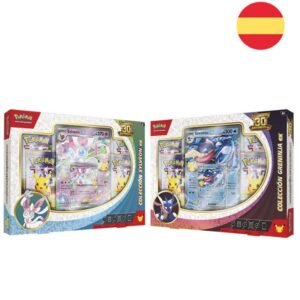 Spanish Pokemon 30 Anniversary Sylveon / Greninja Card blister