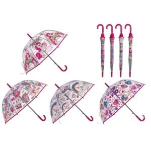 Assorted Unicorn automatic umbrella 50cm