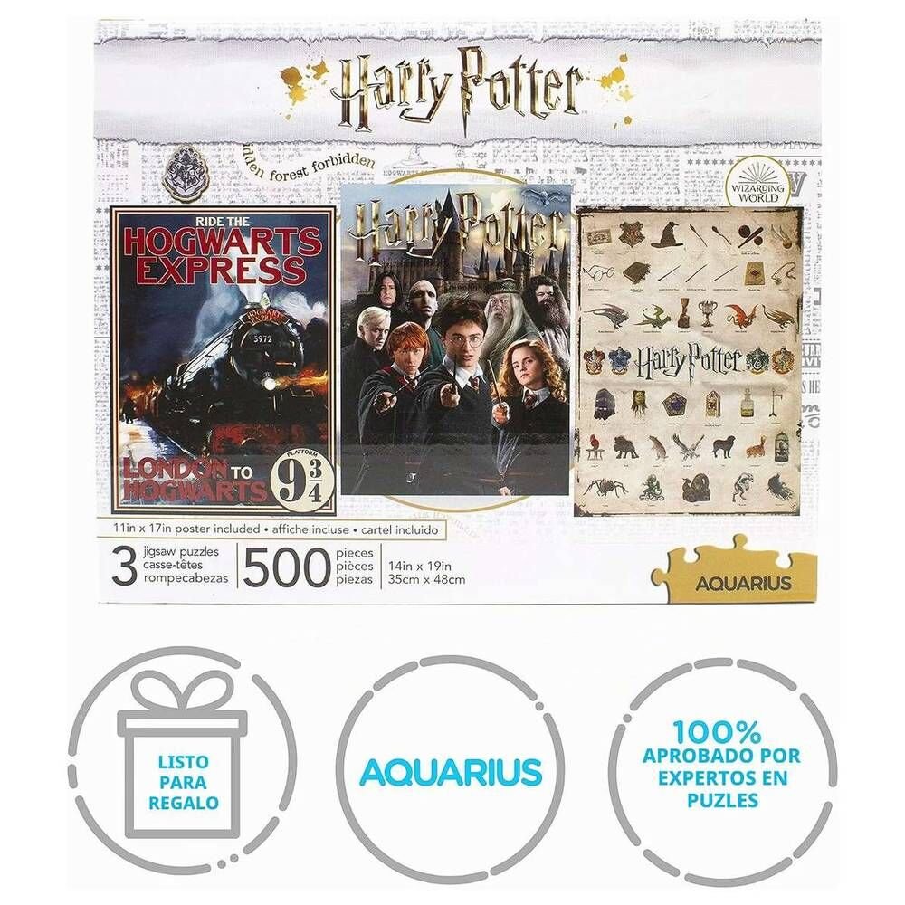 Harry Potter 3 puzzles set 500pcs - Image 2