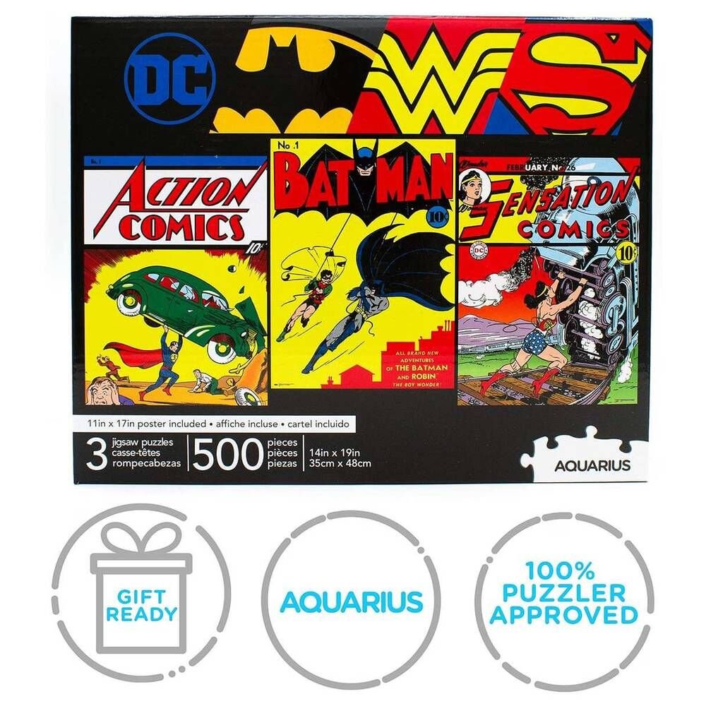 DC Comics 3 puzzles set 500pcs - Image 2