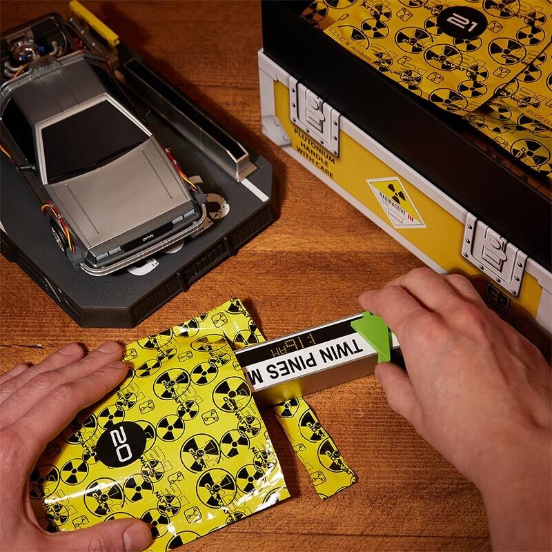 Back to the Future DeLorean Advent Calendar figure
