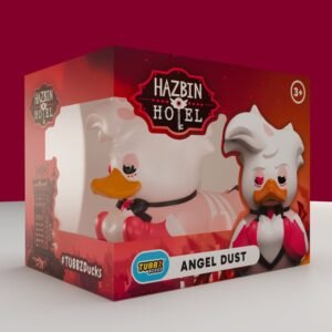 Hazbin Hotel Angel Dust Rubber duck figure 9cm