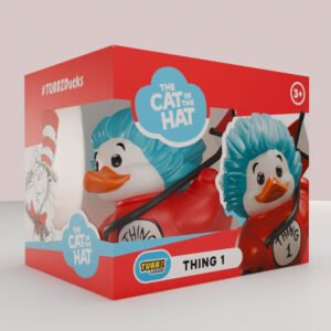 The Cat in the Hat Thing 1 Rubber duck figure 9cm
