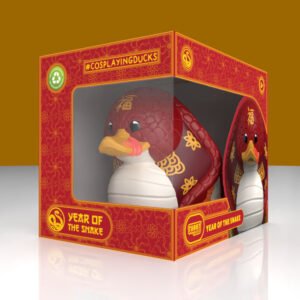 Chinese New Year Snake Rubber duck figure 9cm
