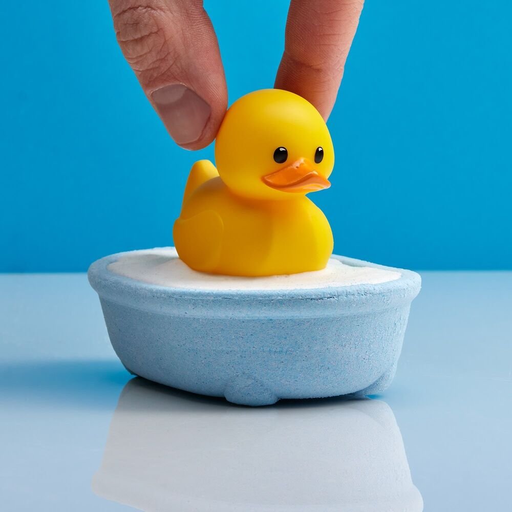 Bath Fizzer Splash Rubber duck figure 5cm