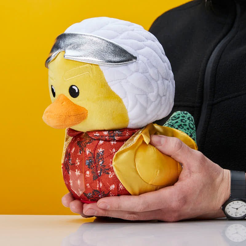 Back to the Future Doc Brown Rubber duck plush toy 23cm - Image 2