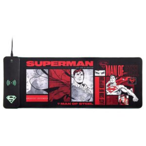 DC Comics Superman Wireless Charging gaming desk mat