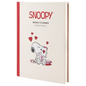 Snoopy A5 undated weekly planner