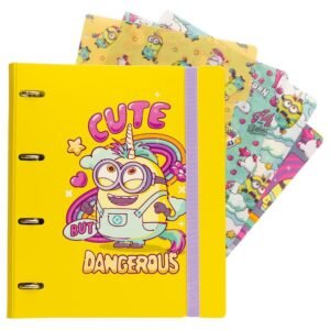 Minions 4 ring binder