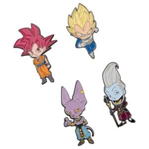 Dragon Ball Super set of 4 pins